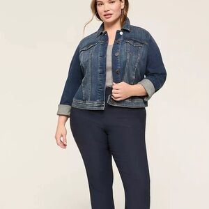 Lane Bryant Blue Straight Leg Pants